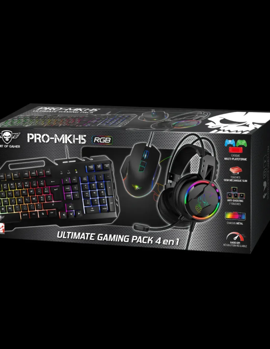 Spirit of Gamer Pro Mkh5 - Pack 4 En 1