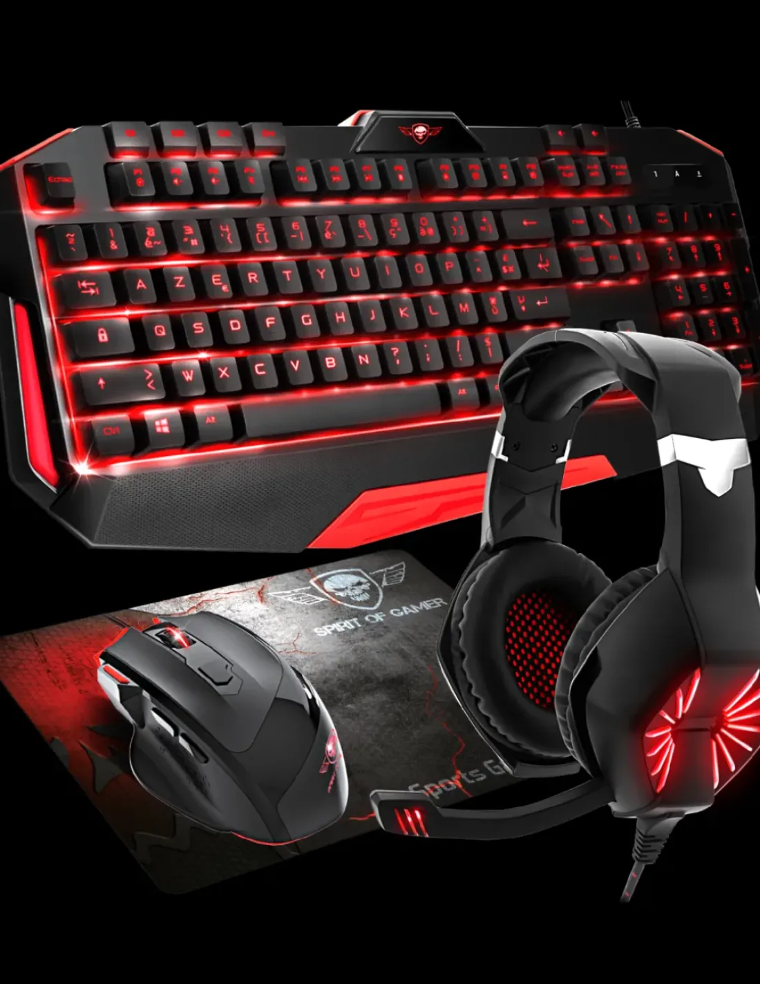 Spirit of Gamer Pro Mkh3 - Pack 4 En 1