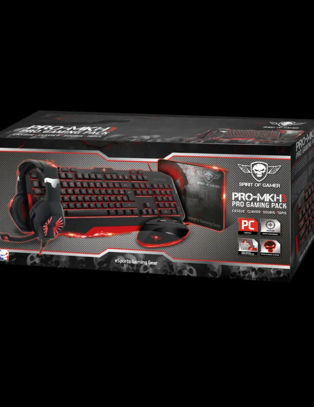 Spirit of Gamer Pro Mkh3 - Pack 4 En 1