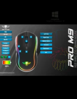 Spirit of Gamer Pro-M9 Rgb Wireless